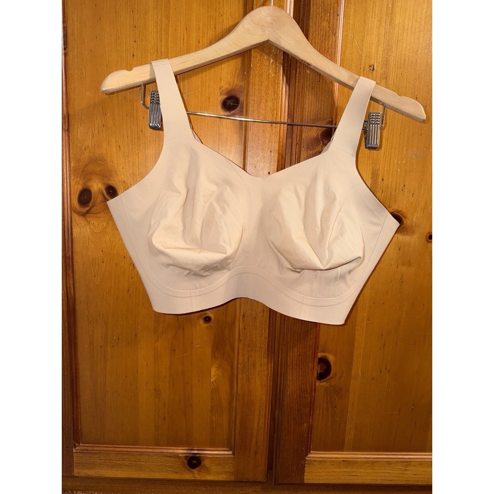 Evelyn Bobbie Bra The Beyond Women's 2XL Wireless Full Coverage XXL Beige Nude